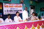 Dalitmitra and renowned social worker of Dharavi Mr. Narayan Kadam (Kemkar) addressing the members. Present ( L to R) Mr. Bhandare, Mr. Vijay Shinde, Members and advisors, Mr. Maloji Honkalas, then Chairman, etc.