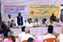 Mr. Sonkar Shastri, MP and Chairman SC, ST Commission Union of India, addressing the gathering at the Medical Camp organized by Patpedhi.
Present ( first row L to R) Mrs. Asha Kale, Corporator, standing Mr. Konvilkar,  Mr. Karkhanis, Mr. Rangrajan, Manager IOC, Mr. Uttam Khobragade, IAS, Advocate Pradip R. Kadam, Chairman, Dr. Mahajan, Supdt. J. J. Hospital, etc.


