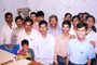 Group Photograph of present and past Staff:  Middle behind Mr. Ashok Sonawane General Manager, his left Satyen Narayane, his right Mr. Gosavi, 
First row from left Mr. Vishnu Katake, Mr. Ganesh Kharatmol, Mr. Sunil Hinge, Officer etc.    

