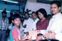 Free notebook distribution program
from R to L: Mr. Maruti Naraynkar, Secretary, Mr. Maloji Honkalas, then Chairman, Ms. Varsha Gaikwad, Minister of state Maharashtra, Mr. Deepak Kale, Corporator, Advocate Pradip R. Kadam.




