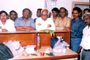 At the time of puja at Mukundnagar branch the staff and directors present.
L to R: Mr. Ganesh Khartmol, Mr. Ashok Sonawane, General Manager of Patpedhi, Mr. Maruti Narayankar, Mr. Amresh Pol, Mr. Maloji Honkalas, RM. Padurang Khandare, 
Behind :- Mr. Shinde, member, Mr. Pankaj Khandare, Mr. Satyen Narayane.
