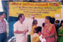 The peoples taking benefits of the free medical camp organized by the Patpedhi.
Present: Mr. Maloji Honkalas, then Chairman of Patpedhi and Mr. Nivruti Khandare, Advisor.

